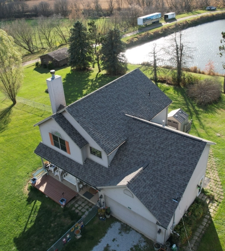roof replacement by Topline Roofing LLC Dalton, Ohio