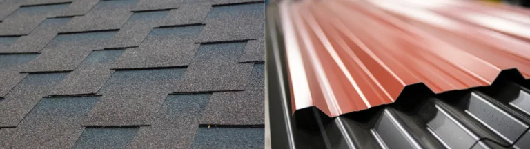 shingles vs. metal roofing