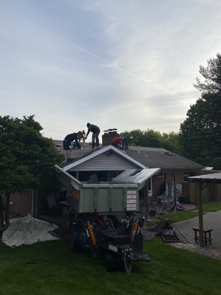 roof being replaced in Wooster Ohio